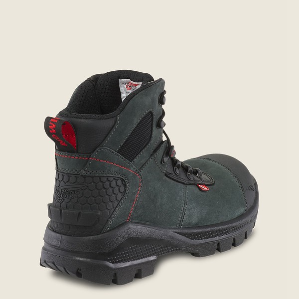 Red Wing Safety Boots Crv™ - 6-inch Toe - Navy/Black - Mens CFP653471